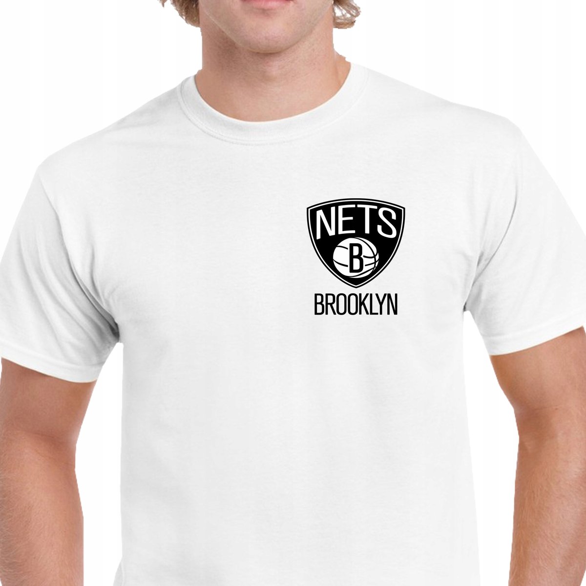 P00464 KOSZULKA MĘSKA BROOKLYN NETS NBA DLA FANA PREZENT JAKOŚĆ XXL