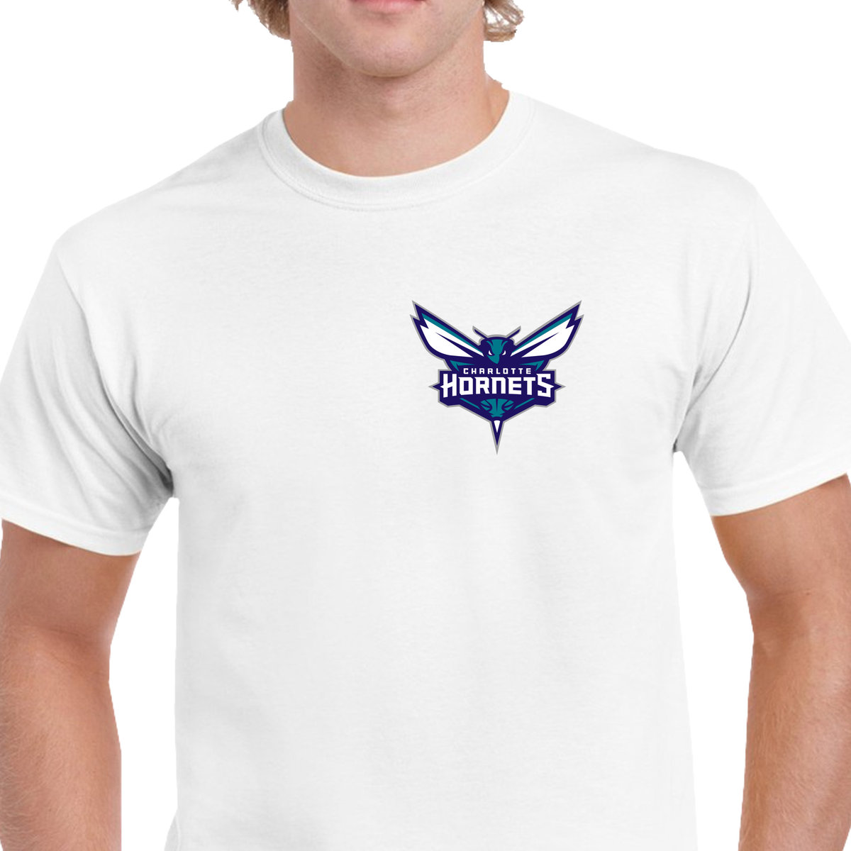 P00465 KOSZULKA MĘSKA CHARLOTTE HORNETS DLA FANA PREZENT JAKOŚĆ M