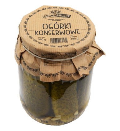 Zdrowopolscy Ogórki konserwowe 640g