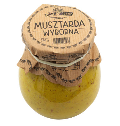 Zdrowopolscy Musztarda wyborna 240g