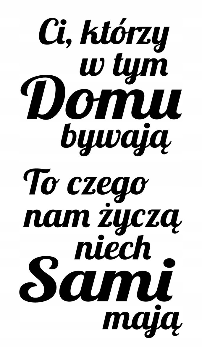 Naklejka ścienna ścianę cytat DOM rodzina cytaty / Centrum Naklejek