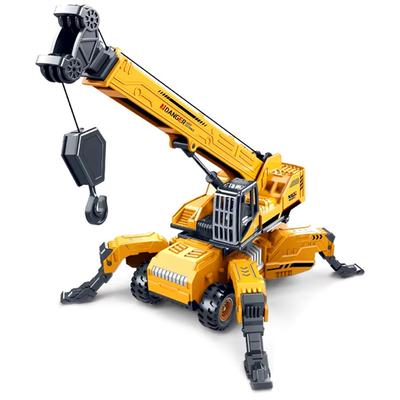 POJAZD BUDOWLANY DŹWIG ŻURAW ZABAWKA DLA DZIECI