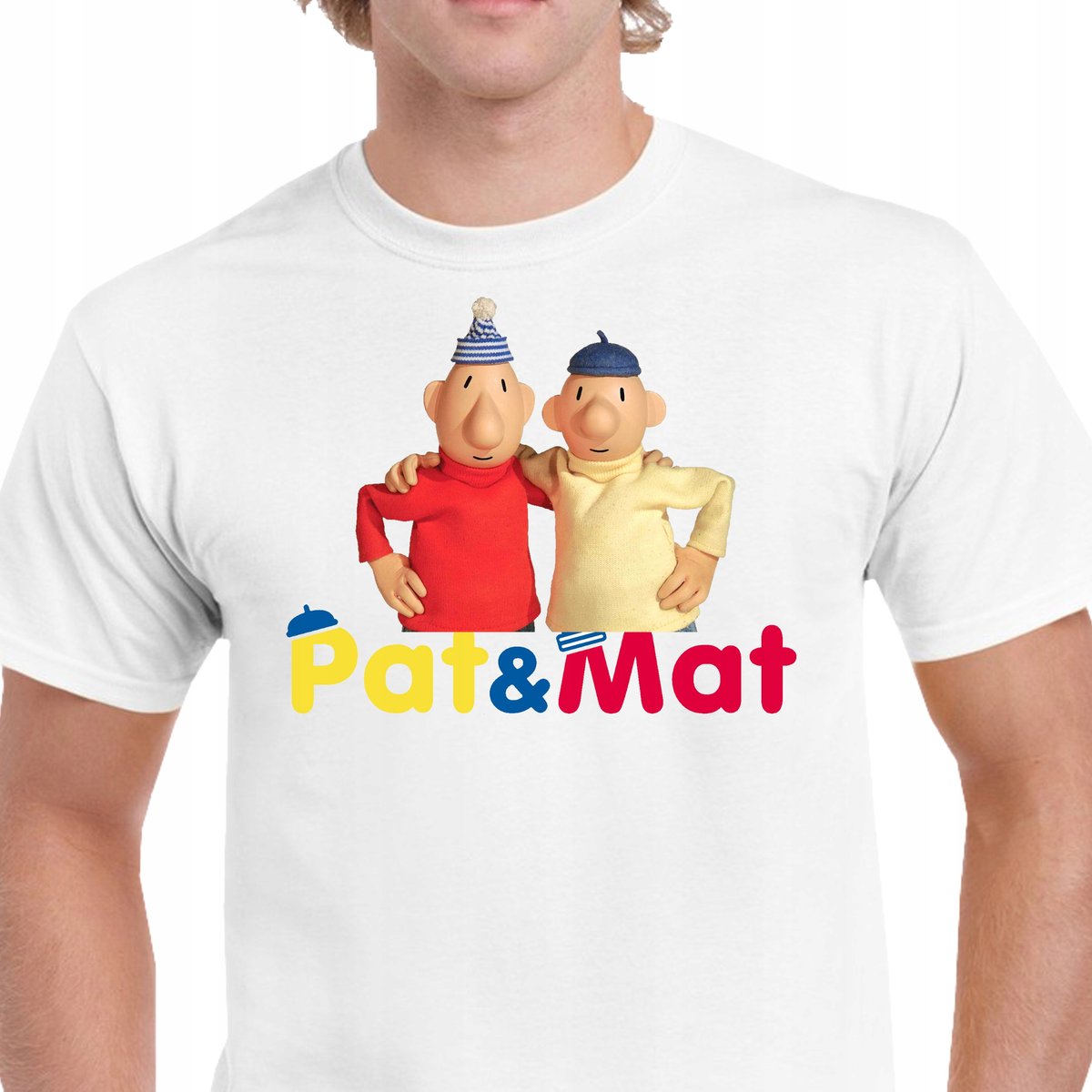 P163 KOSZULKA MĘSKA SĄSIEDZI PREZENT BAWEŁNA JAKOŚĆ PAT MAT DLA SĄSIADA M