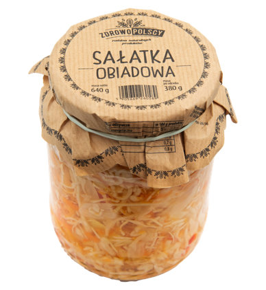 Zdrowopolscy Sałatka obiadowa 640g