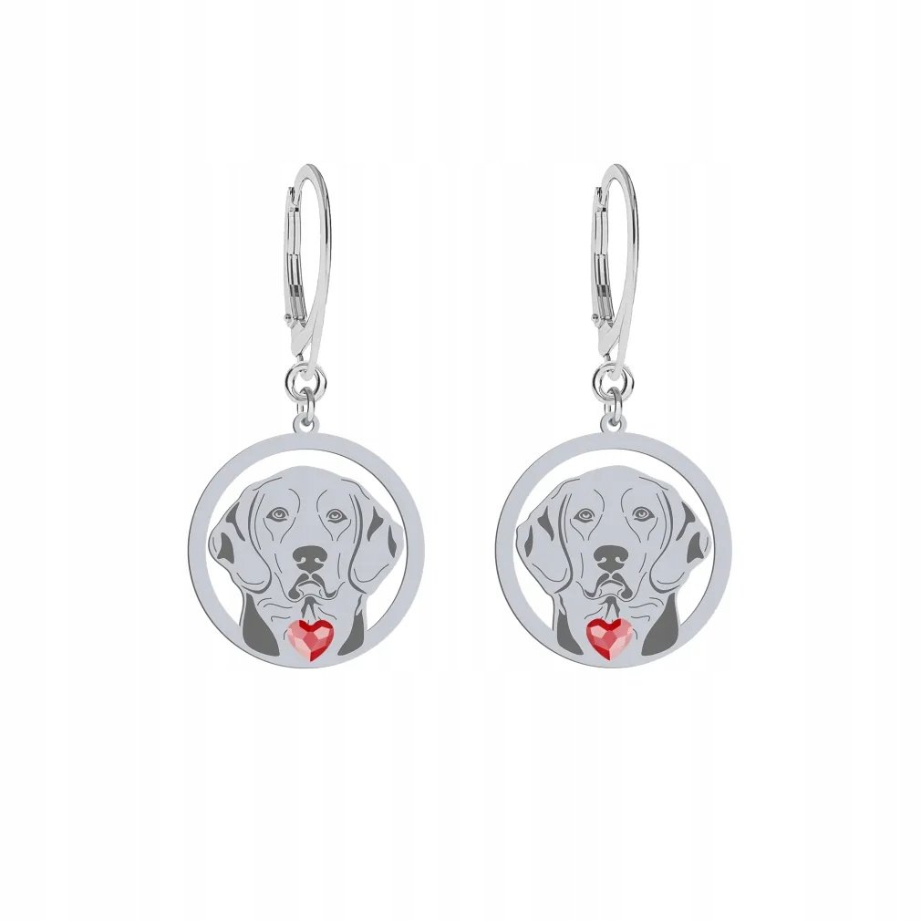 Kolczyki Srebrne z psem Ogar Polski 925 Prezent dla Kobiety Bigle GRAWER