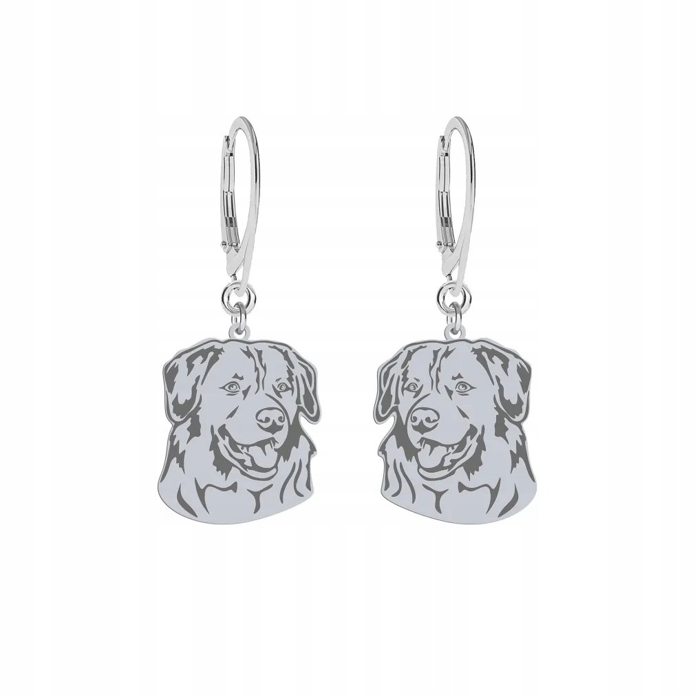 Kolczyki Srebrne z Nova Scotia Duck Tolling Retriever 925 Kobieta GRAWER