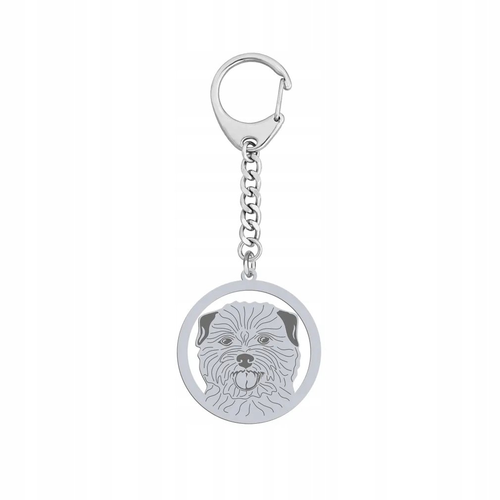 Brelok Srebrny z Norfolk Terrier 925 Biżuteria na Prezent Urodziny GRAWER