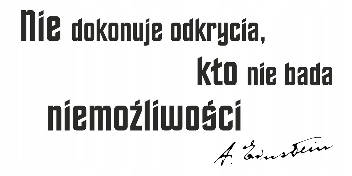 Naklejka ścienna cytat cytaty motto samoprzylepne / Centrum Naklejek