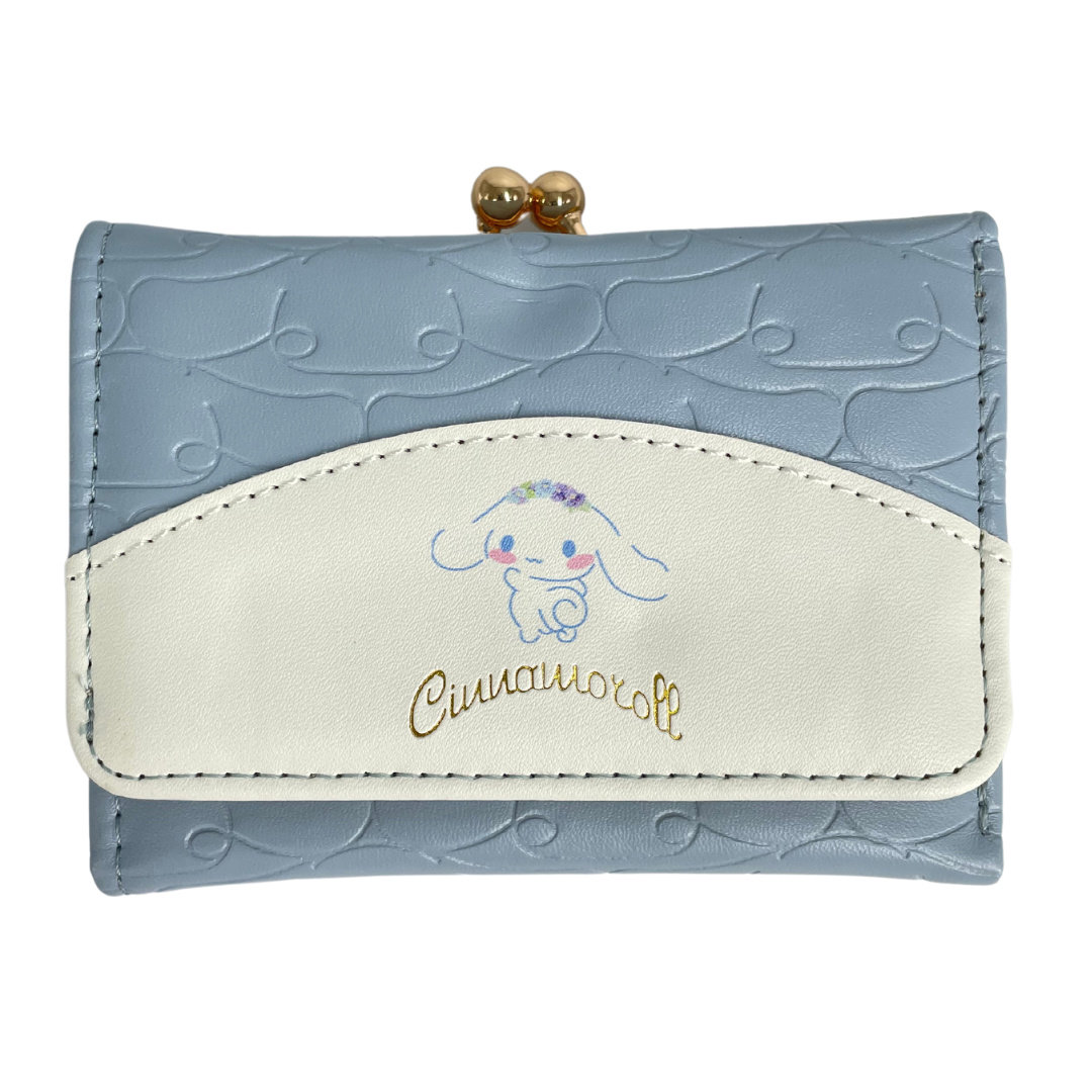 Portfel Rozkładany Na Zatrzask Cinnamoroll Niebieski