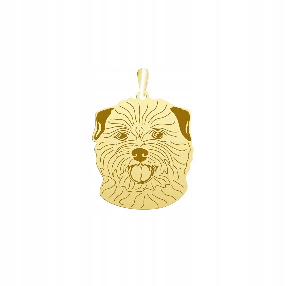 Zawieszka Złota z psem Norfolk Terrier 925 Biżuteria dla Kobiety GRAWER