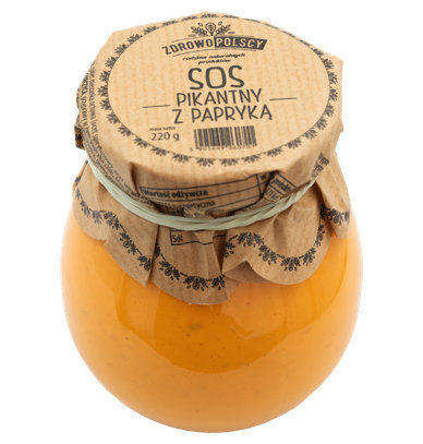 Zdrowopolscy Sos pikantny z papryką 220g