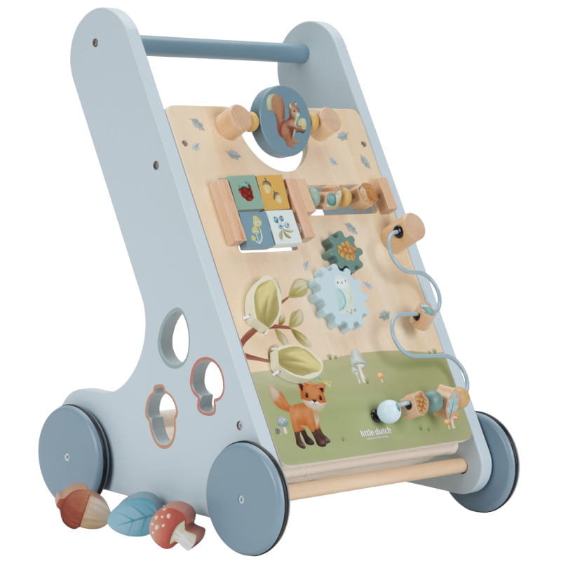 Drewniany chodzik edukacyjny Forest Friends, Little Dutch