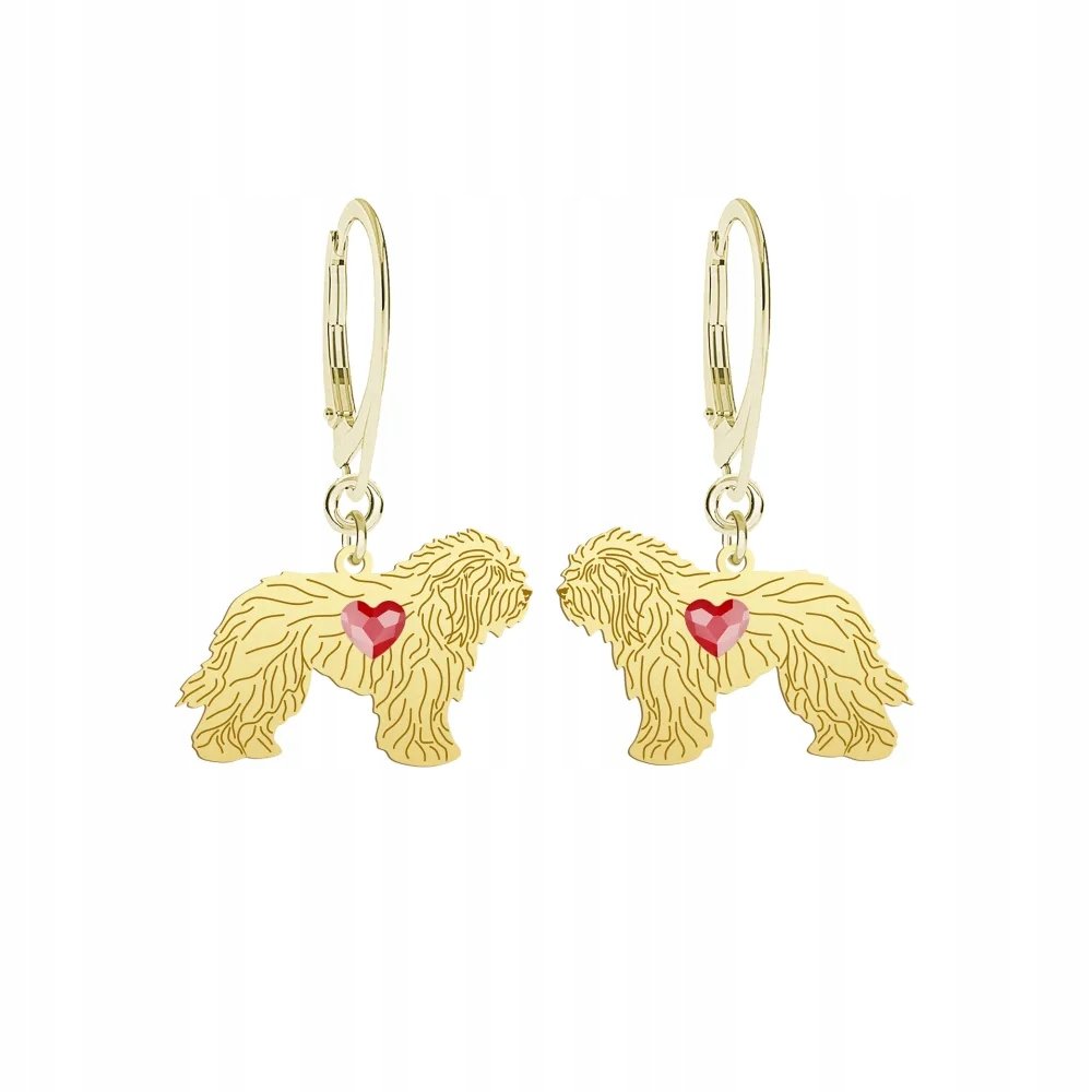 Kolczyki Złote z psem Odis 925 Biżuteria na Urodziny Bigle Kobieta GRAWER