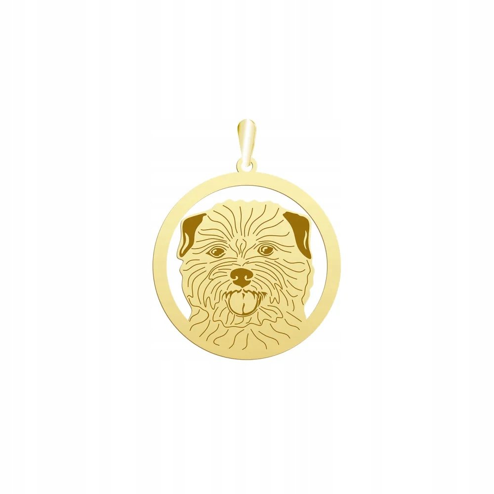 Zawieszka Złota z Norfolk Terrier 925 Biżuteria na Prezent Kobieta GRAWER