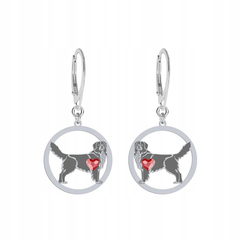 Kolczyki Srebrne Nova Scotia Duck Tolling Retriever 925 Prezent GRAWER