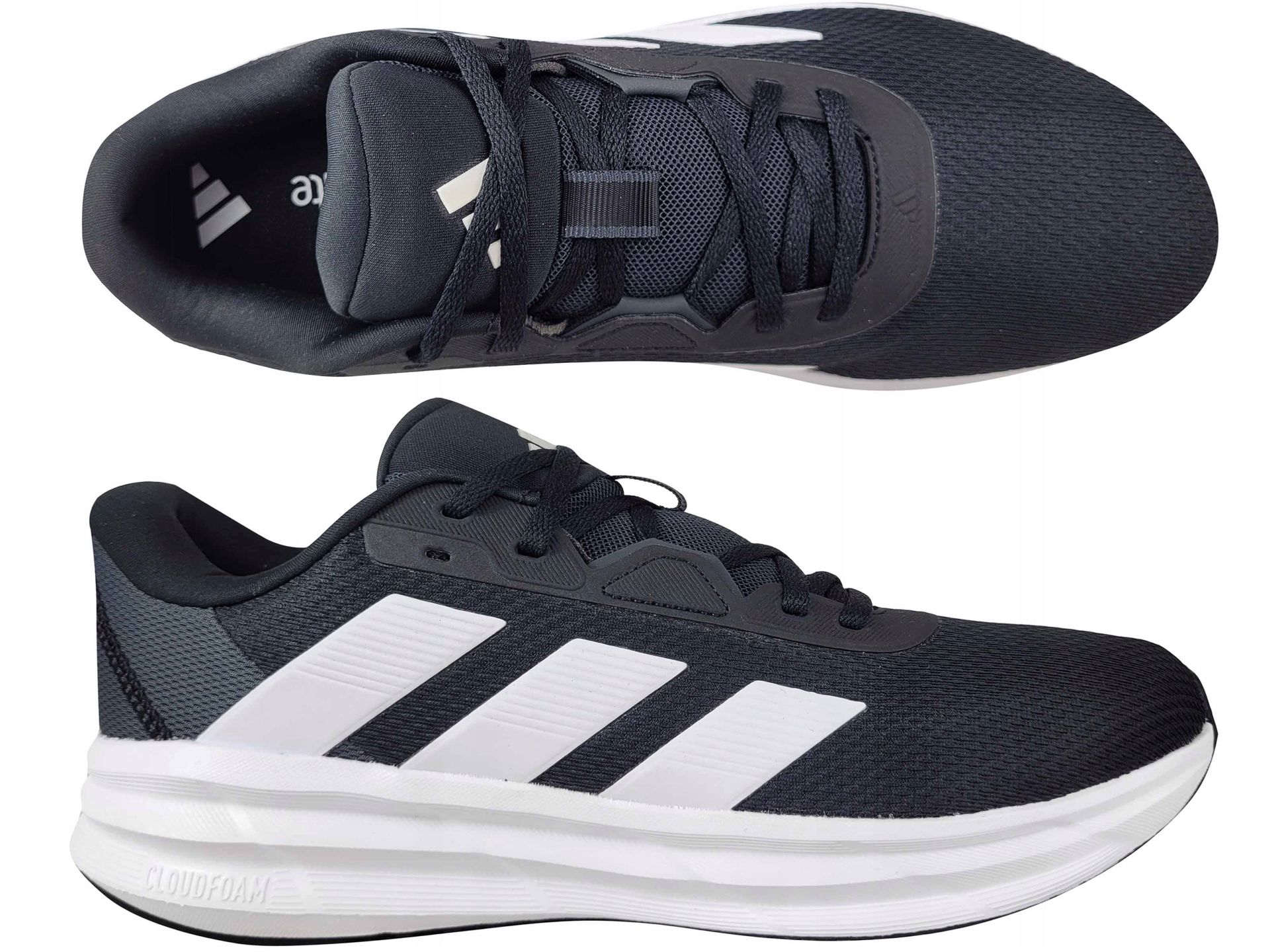 Buty męskie adidas Galaxy 7 Czarne do biegania ID8760 44