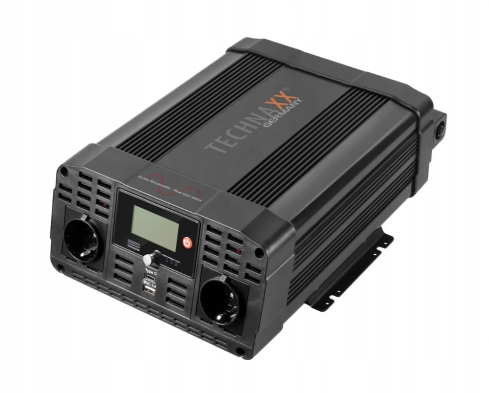 Technaxx TE22 adapter zasilający/ inwentor Automatyczna 2000 W Czarny