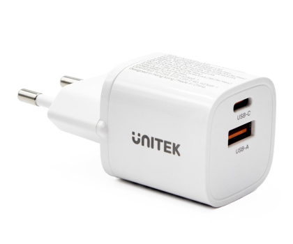 Unitek Ładowarka sieciowa 33W - USB-C, USB-A