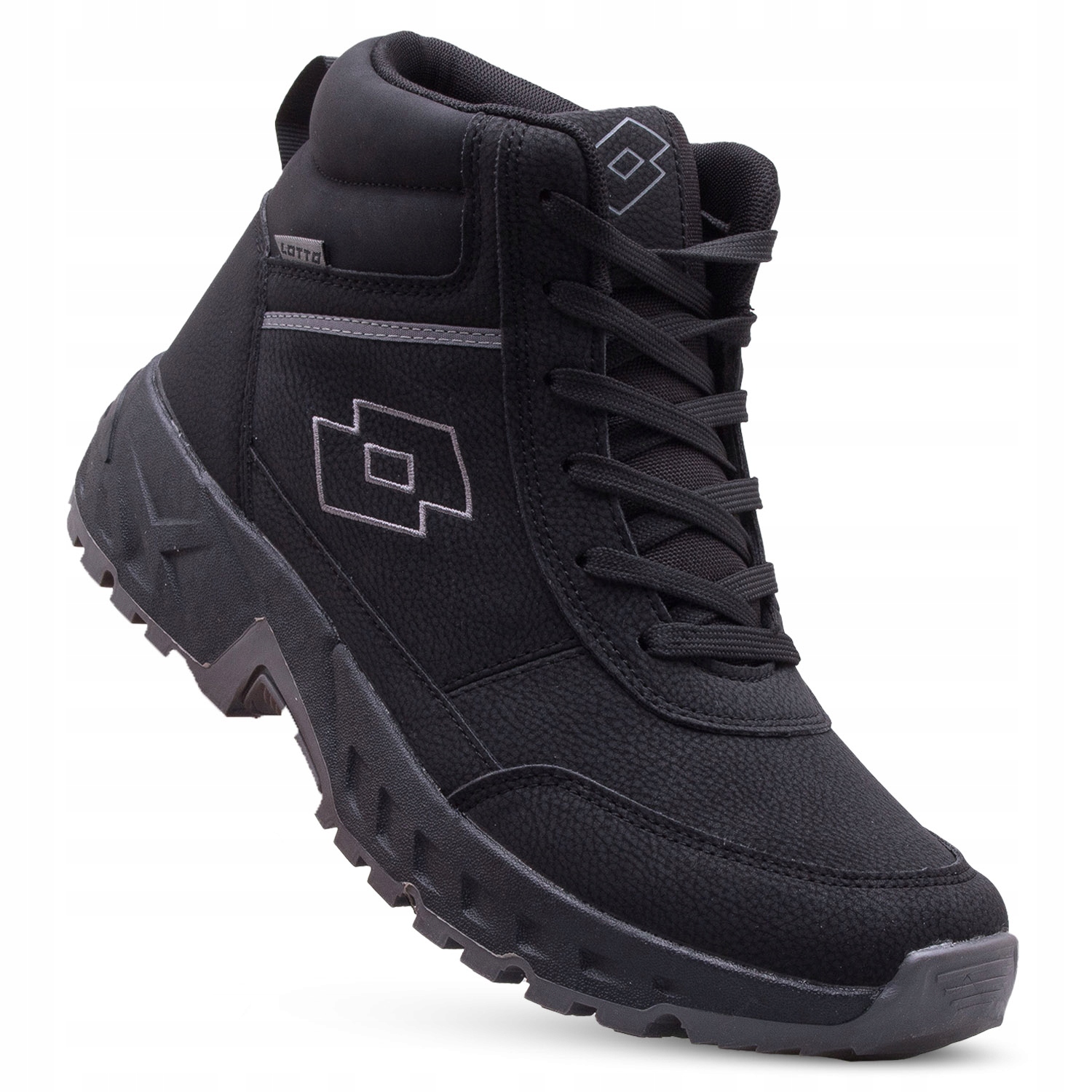 Buty Zimowe Męskie Lotto Sportowe Trapery Wysokie Obuwie Evedal 2400300U