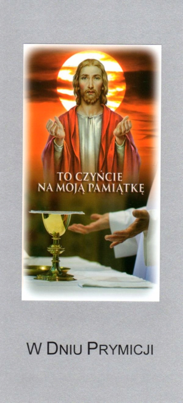 Karnet Prymicje Ręcznie Robiony Różne