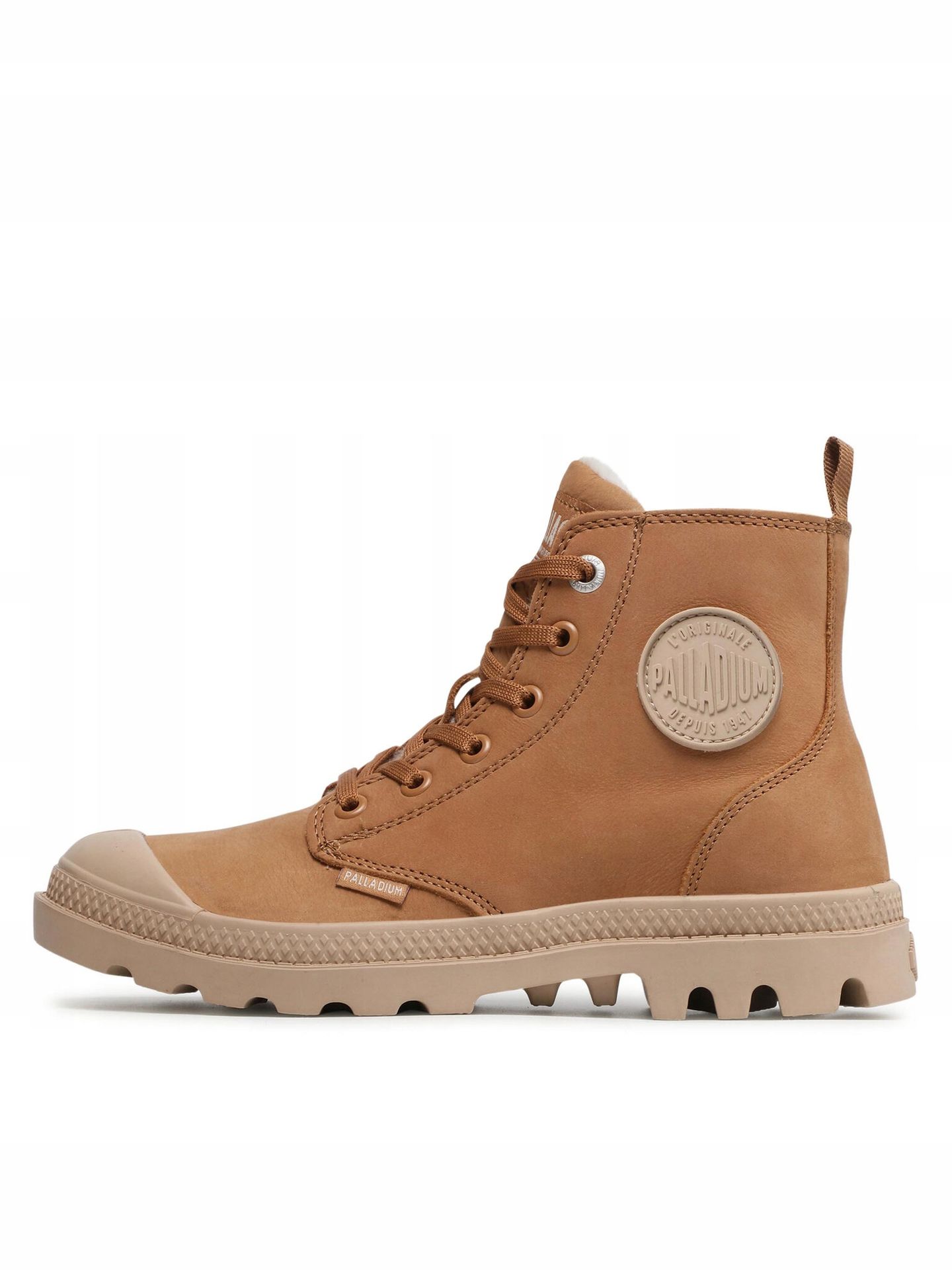 Palladium Trapery Pampa Hi Zip Wl 95982-252-M Brązowy