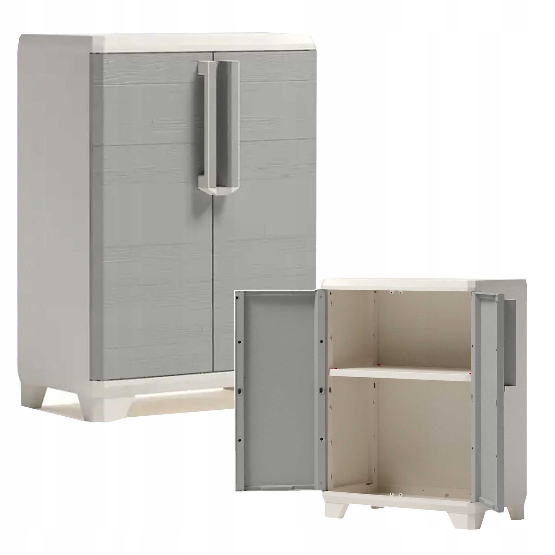 Regał Warsztatowy Szafa Gospodarcza Bhp Garaż Keter Linear Wood