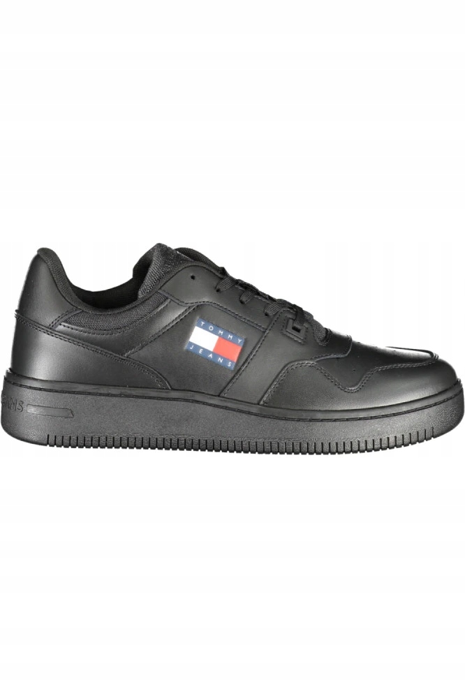 Męskie buty sportowe Tommy Hilfiger czarne Kolor: czarny, rozmiar: 40