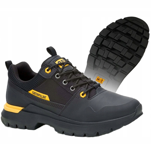 Buty męskie sportowe Caterpillar robocze antypoślizgowe nosek skóra