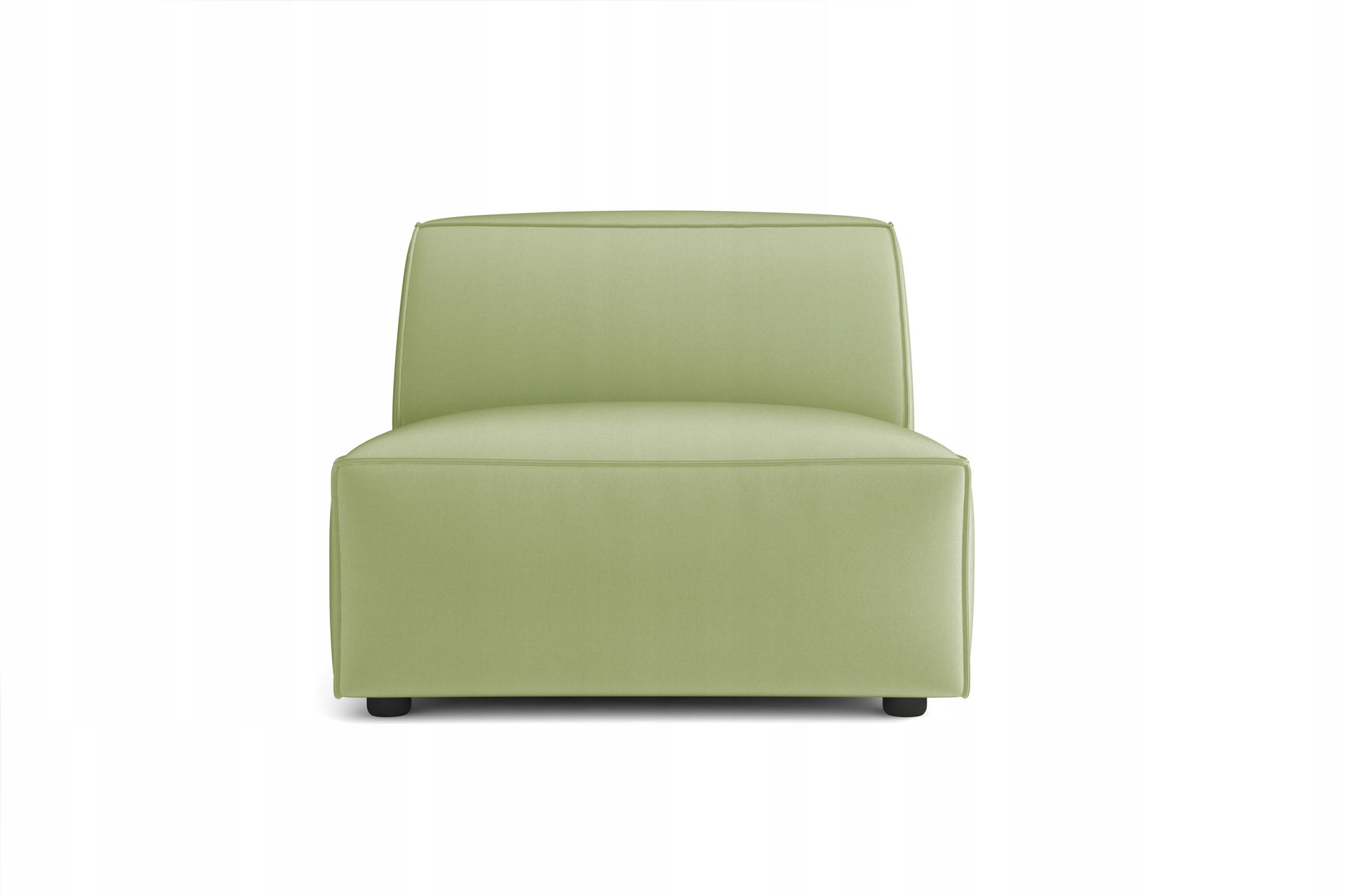 Fotel modułowy California tkanina Matt Velvet jasnozielony 80cm