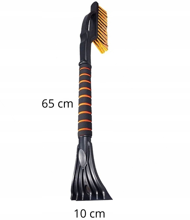 Szczotko-skrobaczka 65cm, miękki uchwyt