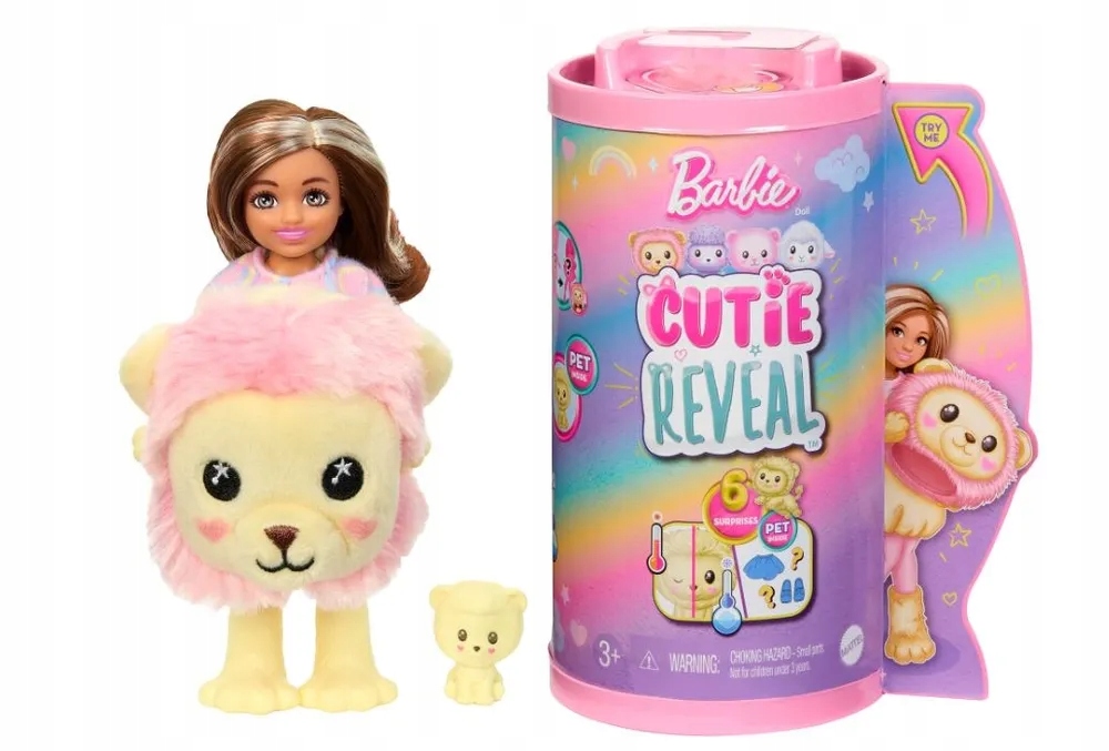 Brb Cutie Reveal Chelsea Lalka Seria Słodkie stylizacje Ast.
