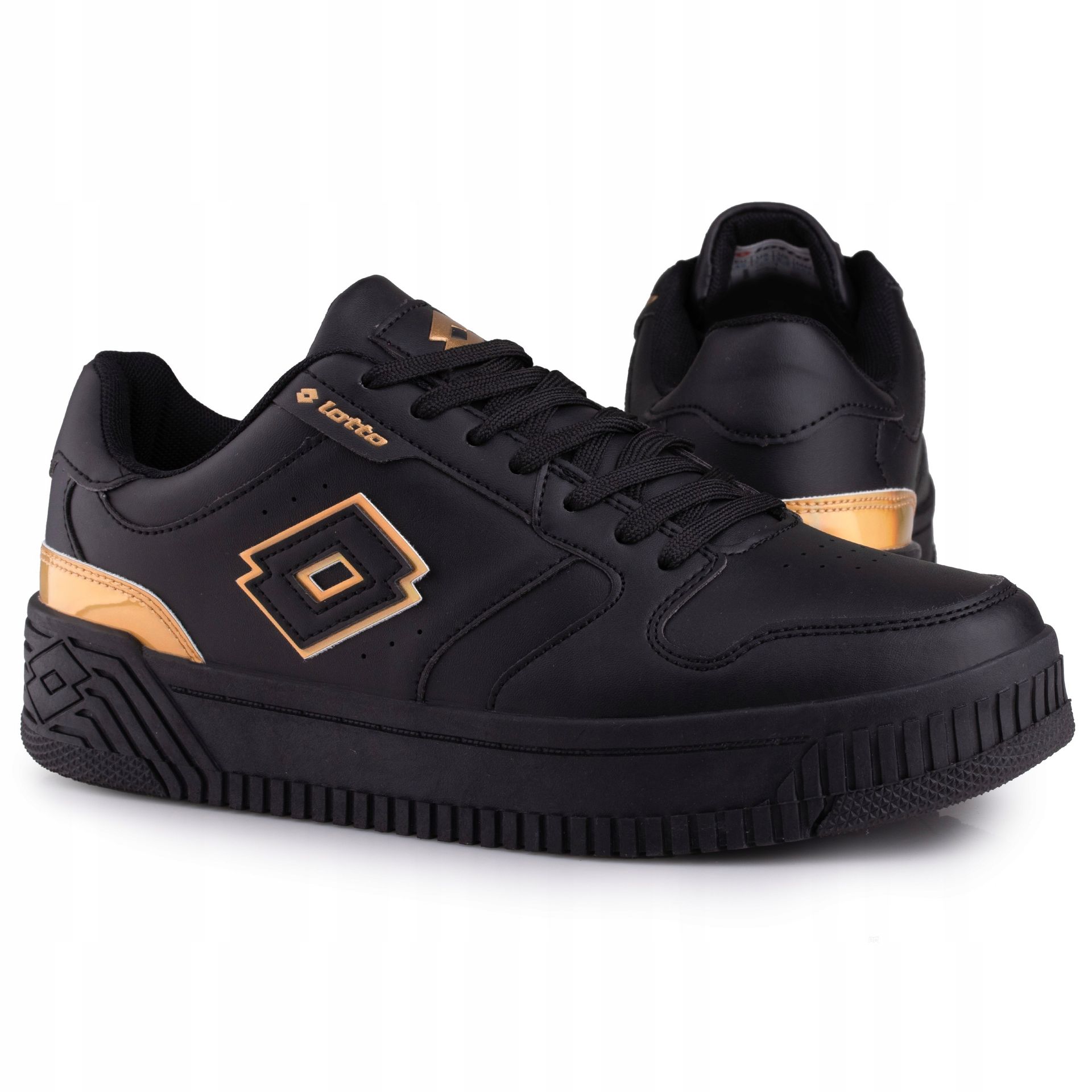 Buty damskie sportowe Lotto Scopi Gc Black/gold