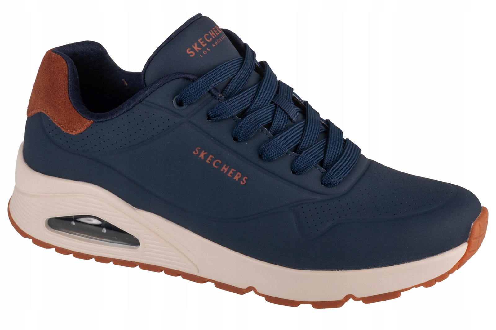 Męskie sneakers Skechers Uno Suited On Air 183004-NVY r.44