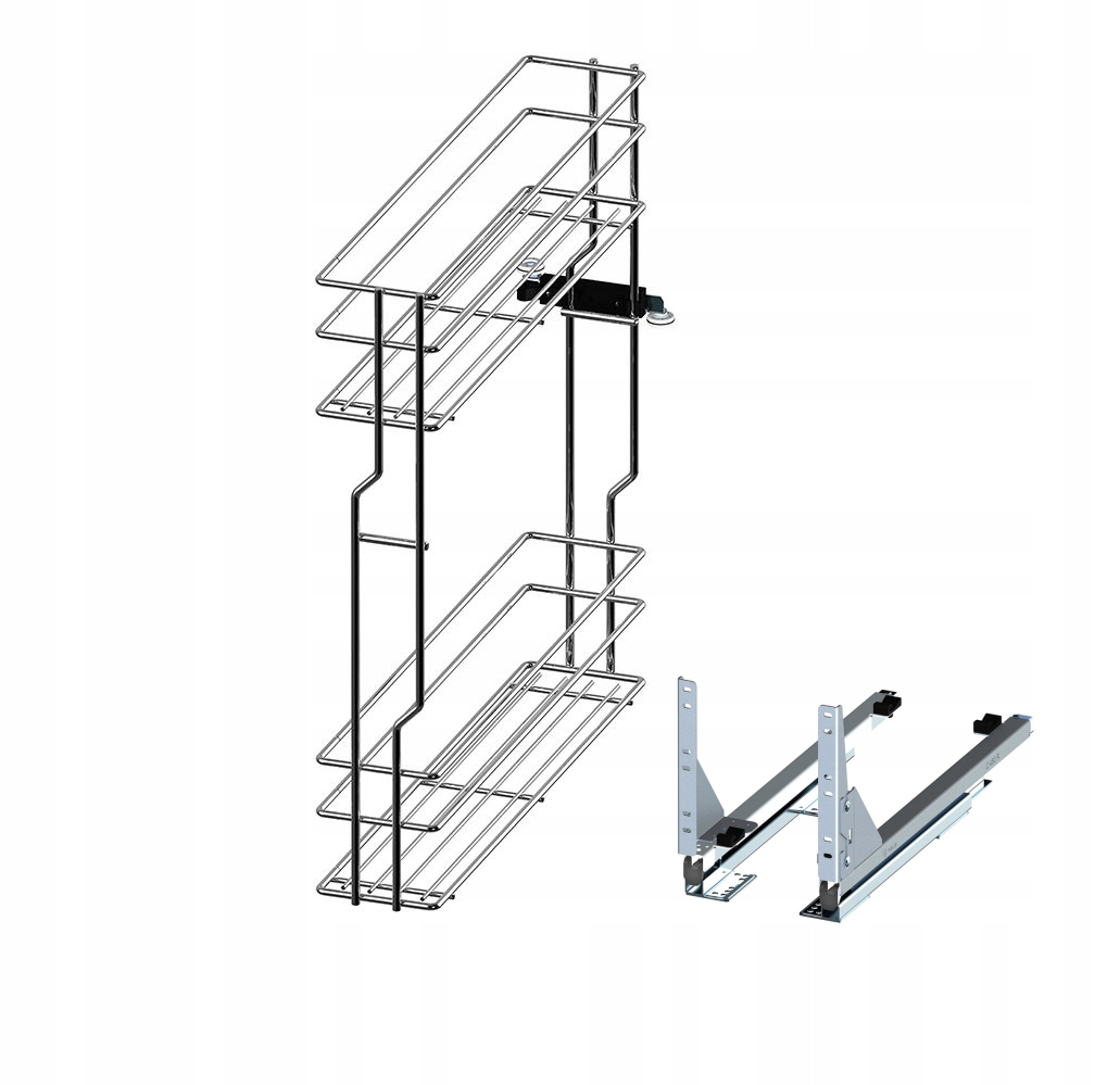 Kosz Cargo Mini Dolny 2 Półki Rejs Variant Multi Do Szafki 200MM L450 Efekt