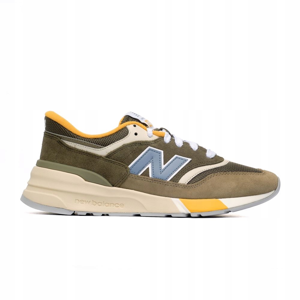 Buty New Balance, skórzane zielone męskie sportowe U997RBB 40 1/2