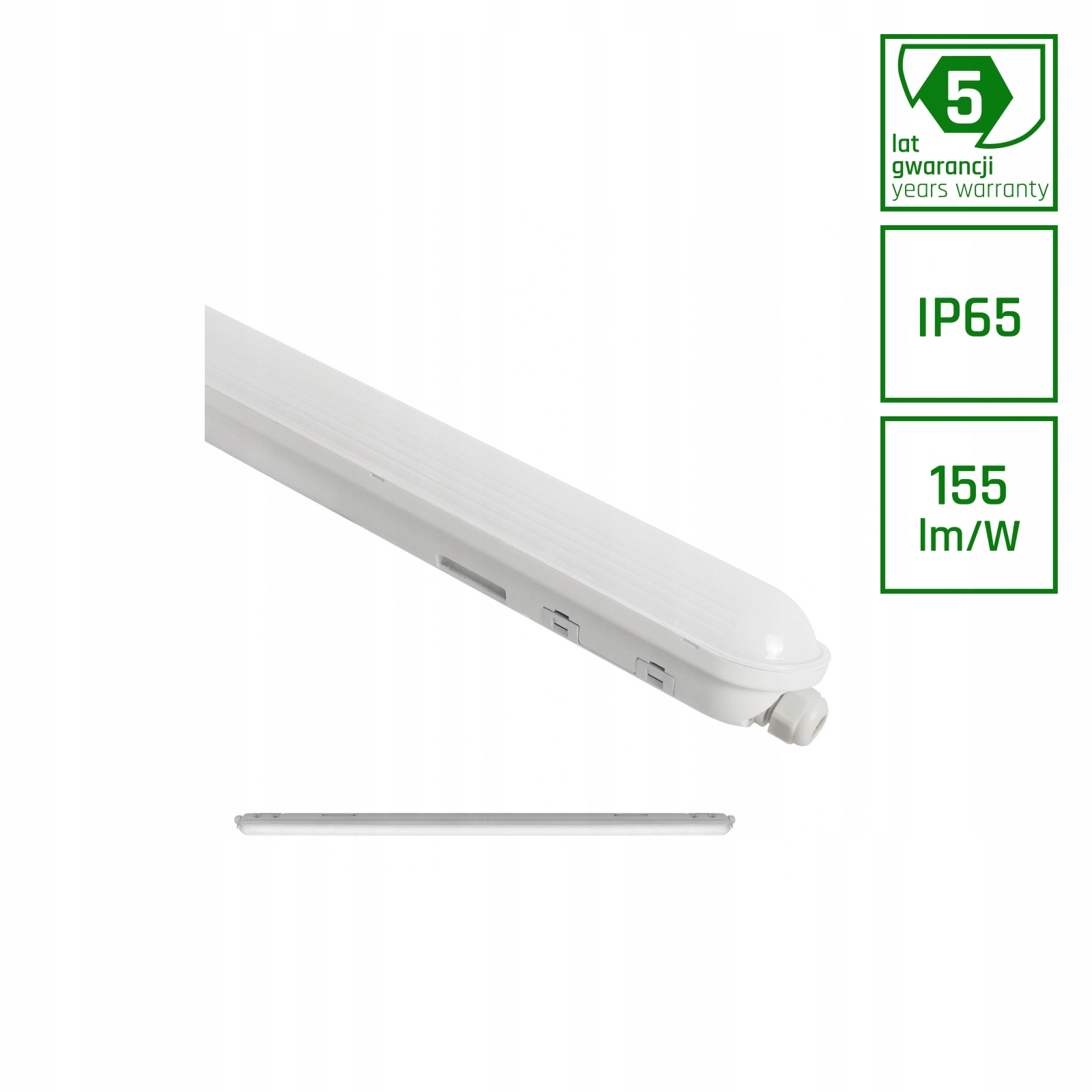 Oprawa hermetyczna Led 120cm 38W neutralna Gigant