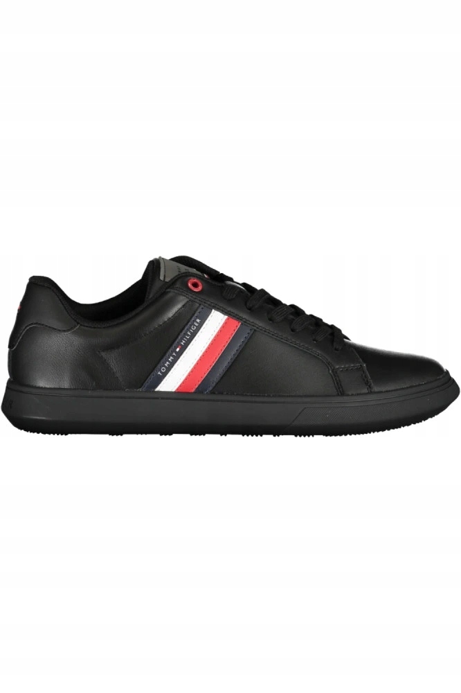 Męskie buty sportowe Tommy Hilfiger czarne Kolor: czarny, rozmiar: 42