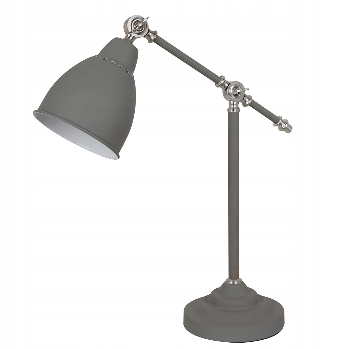 Lampka biurkowa Italux Sonny industrialna szary
