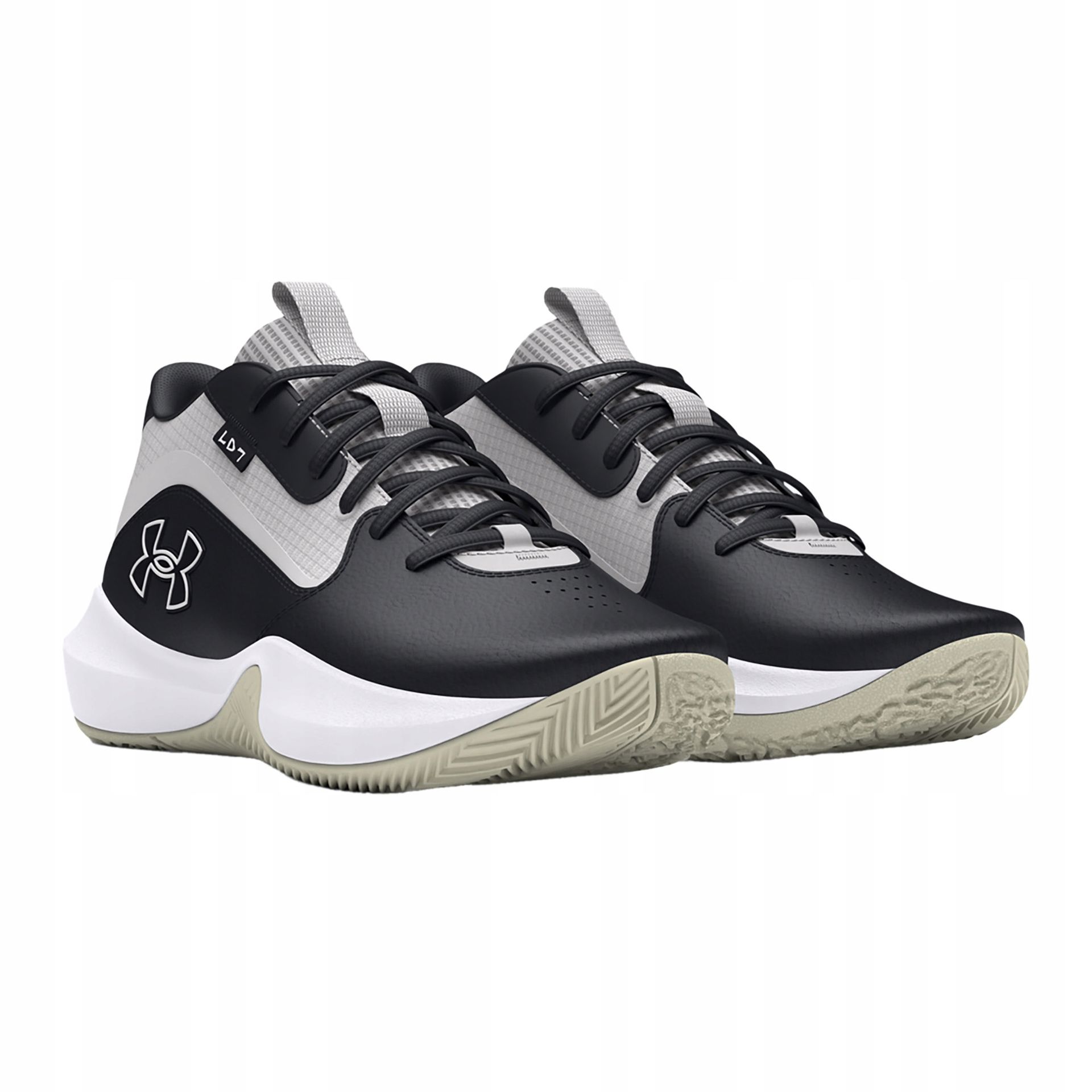 Buty do koszykówki Under Armour Lockdown 7 black/silt/distant gray 40 Eu