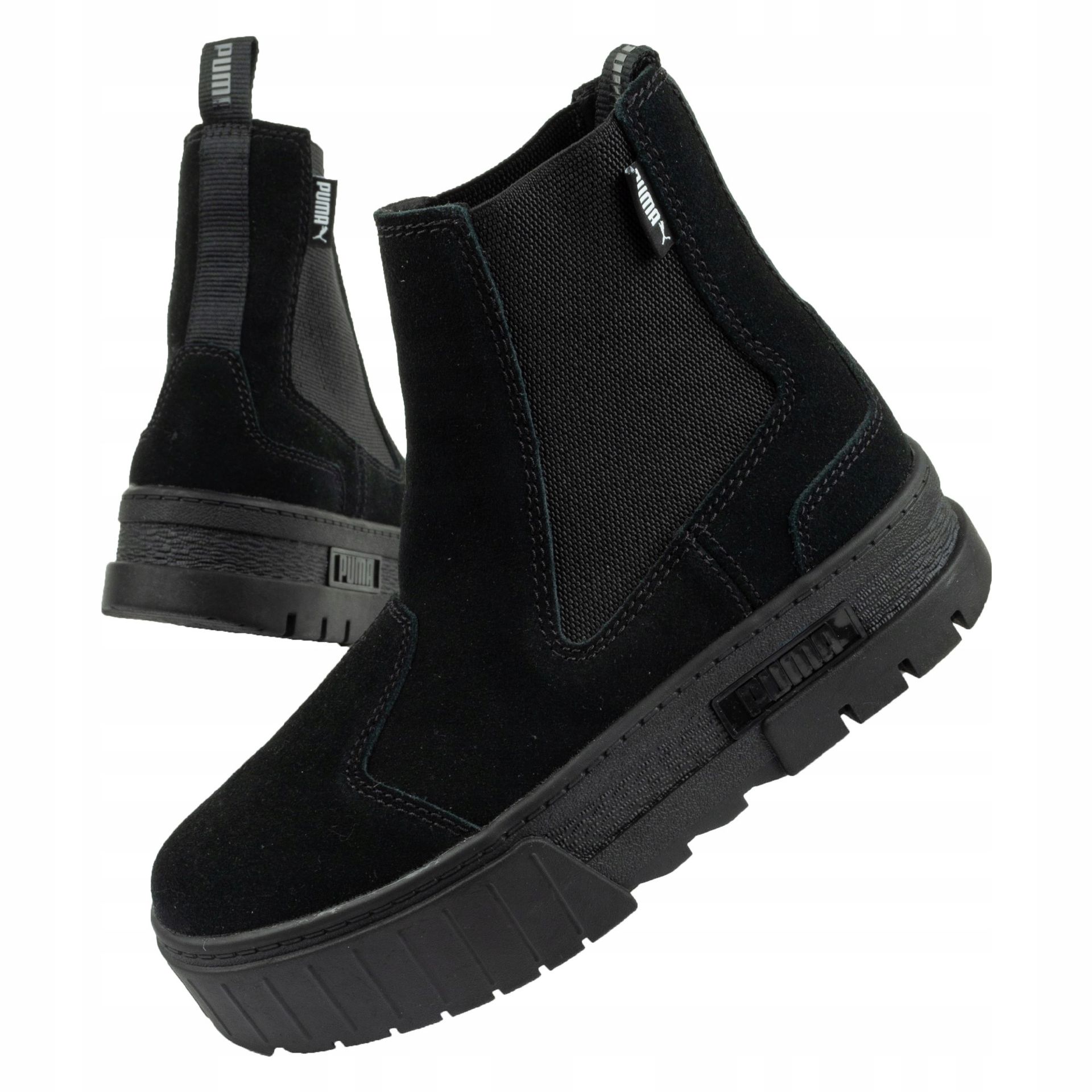 Buty damskie botki Puma Mayze Chelsea Suede [382829 01]