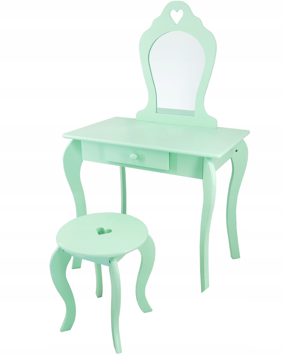 Mała Toaletka Dla Dziewczynki Szafka Lustro Stołek