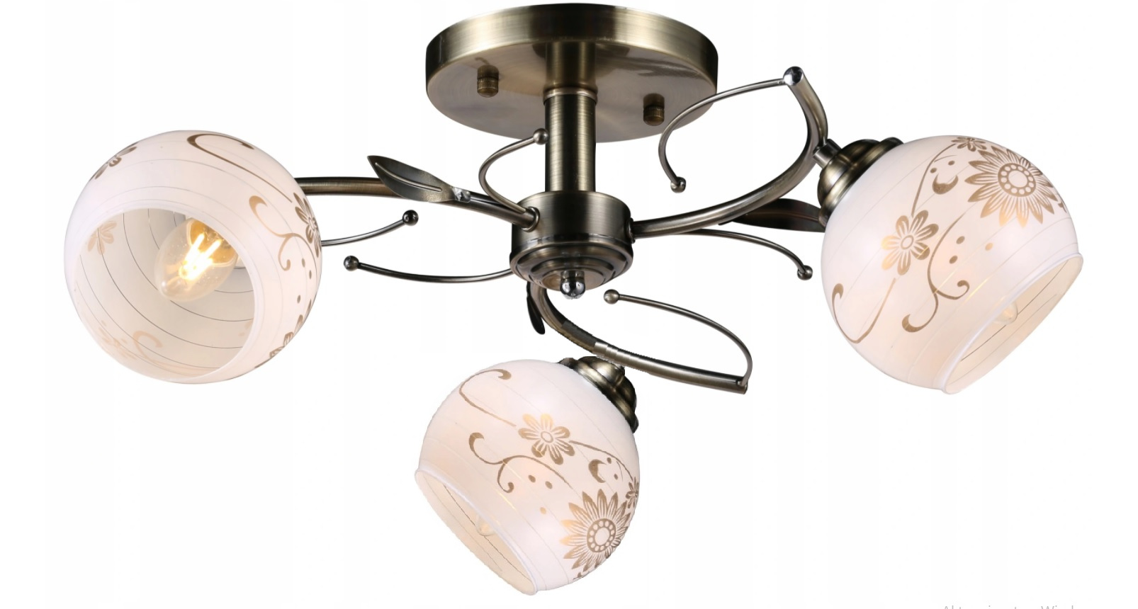 Żyrandol Plafon Led Patyna Lampa Led Sufitowa