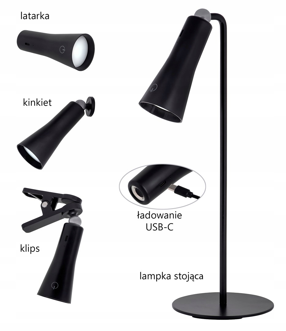 Lampka biurkowa Activejet Aje-ida 4w1