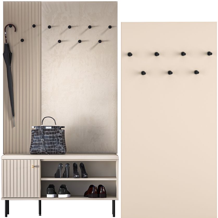 Wieszak Ścienny 7 uchwytów Na Ścianę Ubrania Kaszmirowy Sophie Cashmere 19