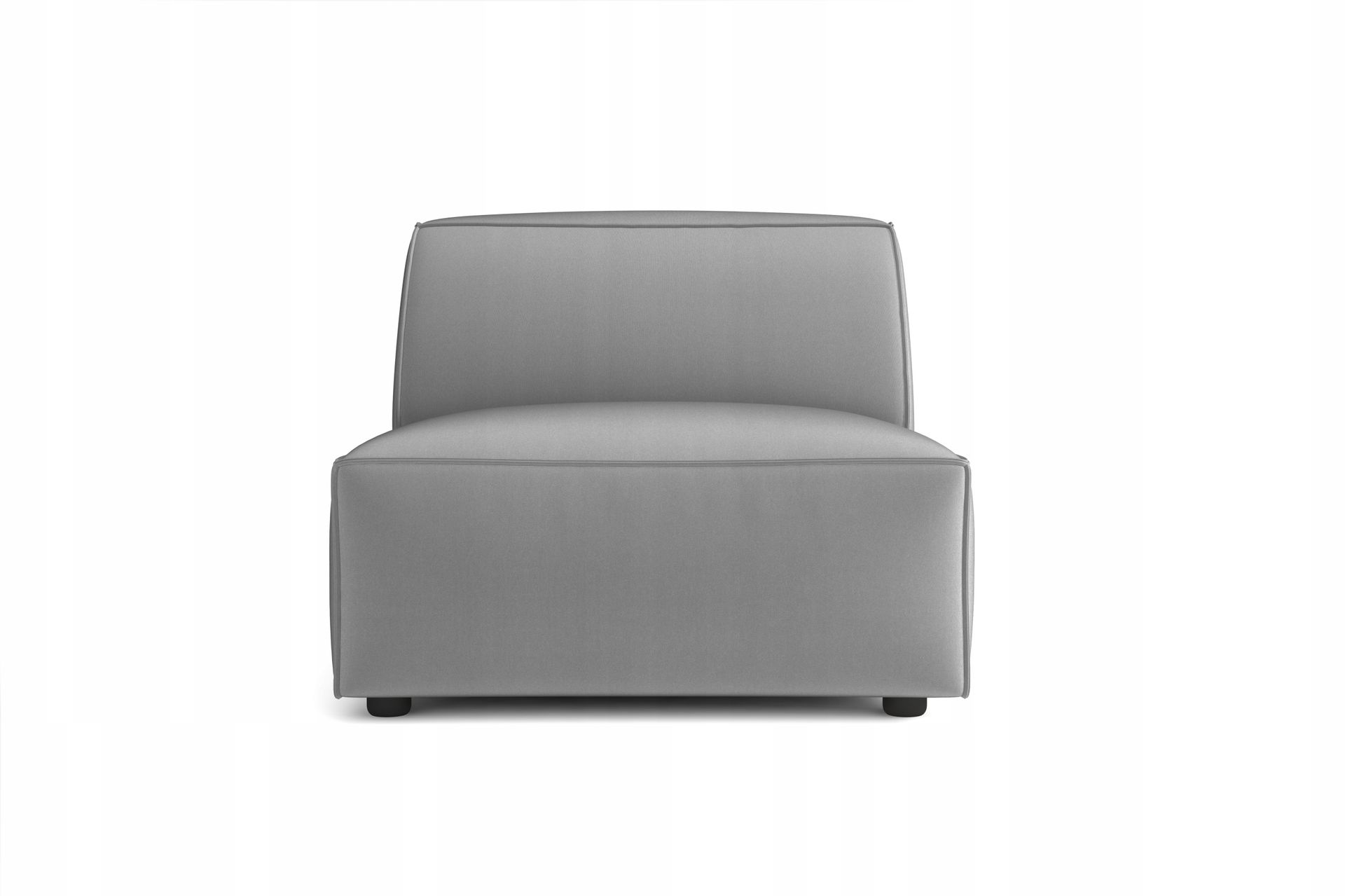 Fotel modułowy California tkanina Matt Velvet szary 80cm