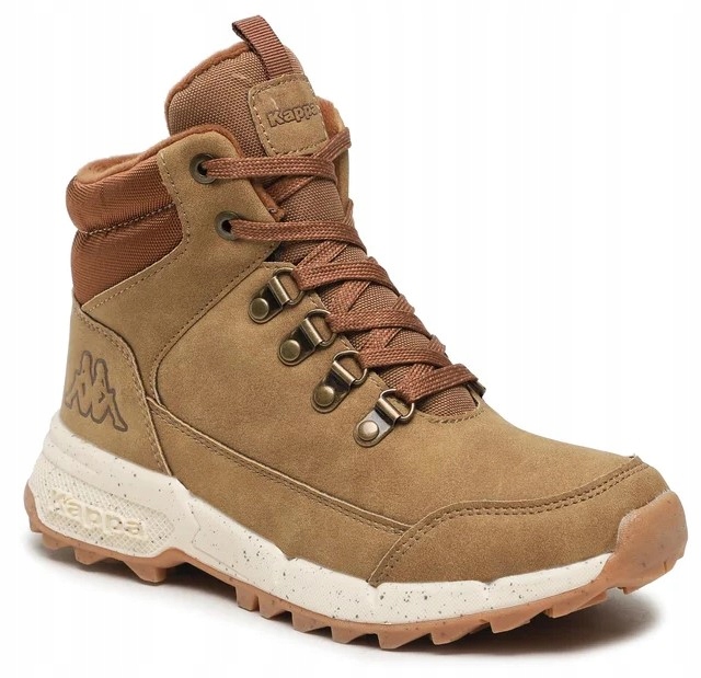 39 Buty Zimowe Kappa Beżowe Brązowe Półbuty 260977T-4143