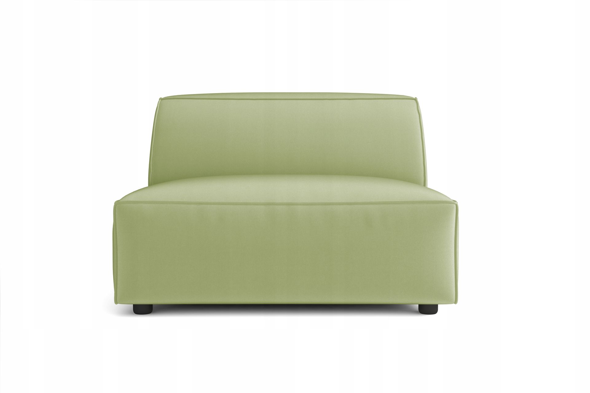 Fotel modułowy California tkanina Matt Velvet jasnozielony 100cm