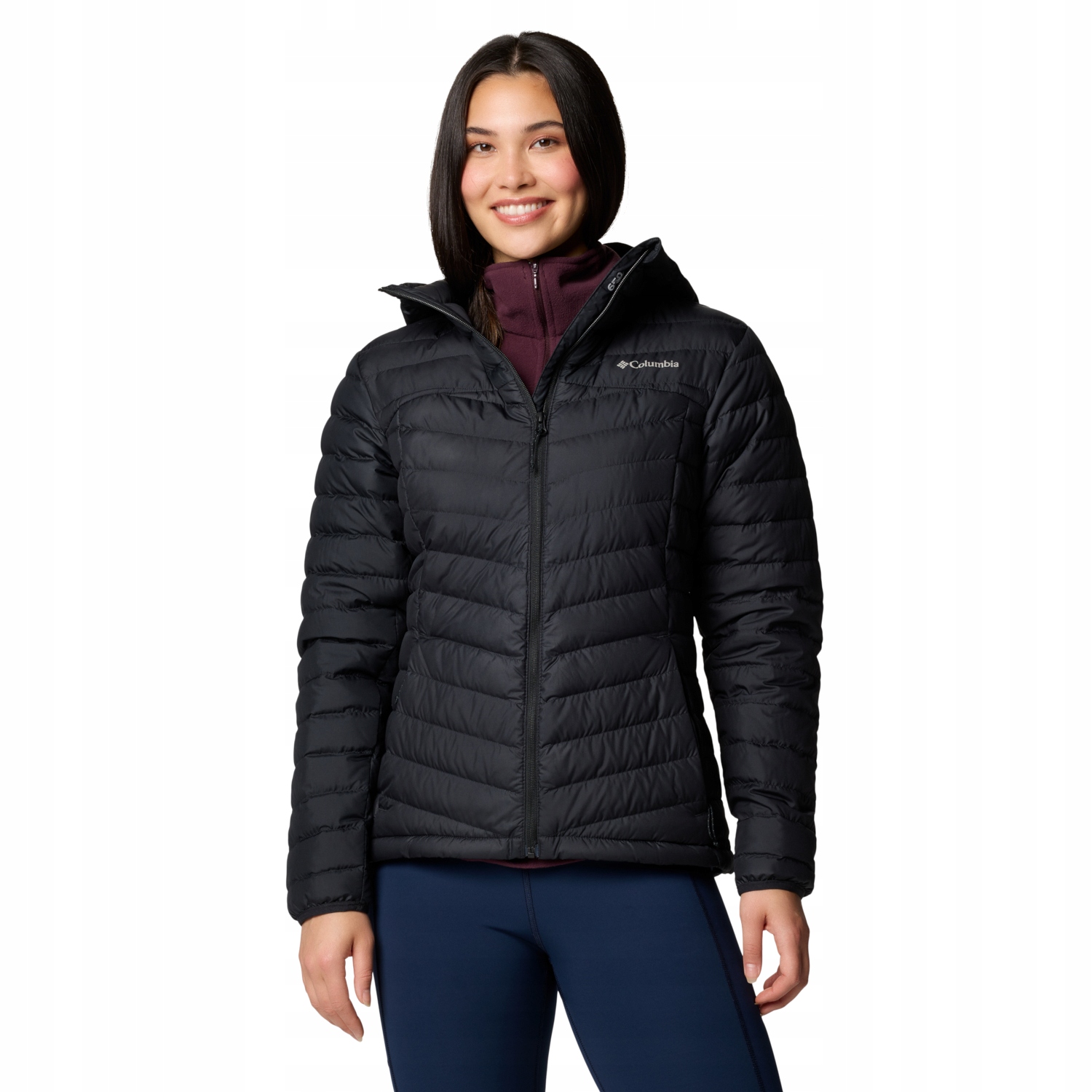 Columbia Westridge Hooded Down Jacket (M) Damska Kurtka Poliester Czarny