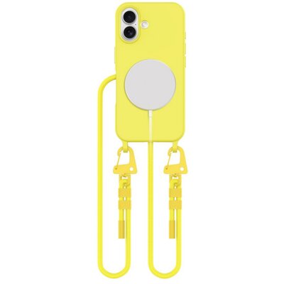 Etui TECH-PROTECT MagNecklace MagSafe do Apple iPhone 16 Żółty