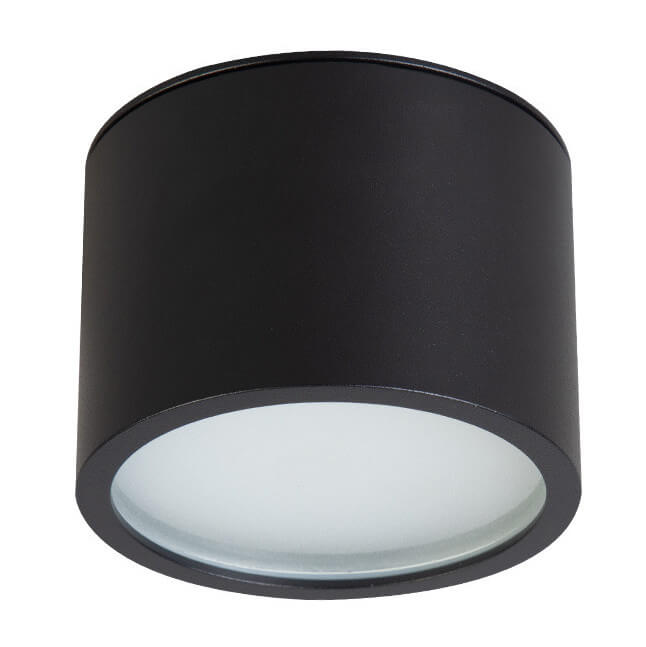 Natynkowa lampa sufitowa Kendal LP-6331/1SM IP65 BK Light Prestige czarna